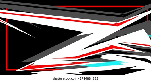 Fondo abstracto del coche del abrigo con los patrones únicos de la línea, colores llamativos se ve deportivo