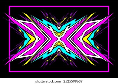 abstract wrap car background vector design with unique line pattern, my own work, not ai generate