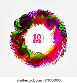 Abstract wreath