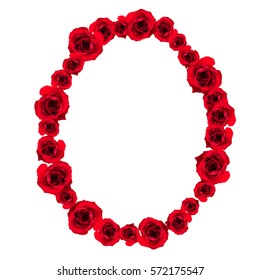 abstract wreath, frame, element Rose Shabby chic vector