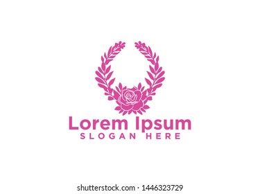 Abstract Wreaths Logo Designs, Vector Illustration