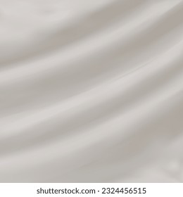Abstract wrinkled fabric background. Vector illustration.