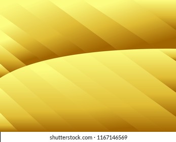 Abstract wrinkled texture of gold gradient background. Vector illustration, EPS10. Can be used as background, backdrop, image montage in graphic design, book cover, flyer, brochure, etc.