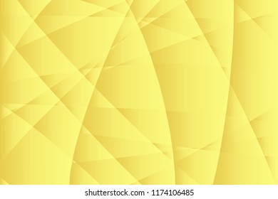 Abstract wrinkled texture of gold gradient background. Vector illustration, EPS10. Can be used as background, backdrop, image montage in graphic design, book cover, flyer, brochure, etc.