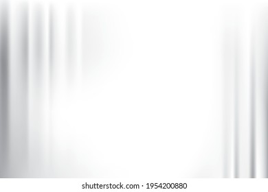 Escritura abstracta y color gris con fondo de gradiente borroso, patrón de diseño de cortina. Ilustración vectorial.