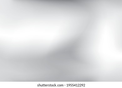 Abstract write and gray color with blurred gradient background. Vector illustration.