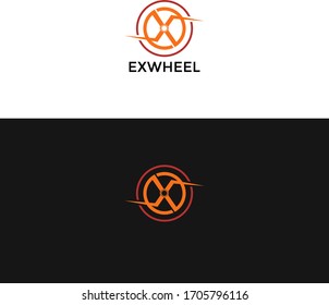 Abstract X Circle Logo Design Vector Stock Vector (Royalty Free