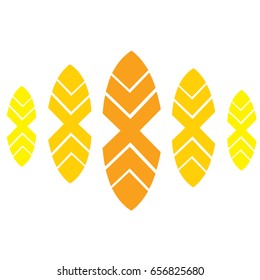 abstract X icon summer