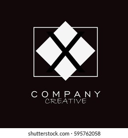Abstract X Letter Logo Design