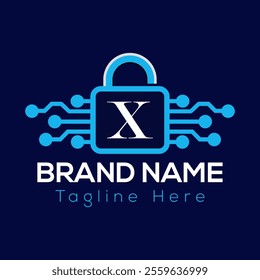 Abstract X letter modern initial lettermarks logo design	