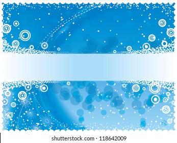 abstract xmas background with frame
