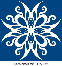 abstract xmas decoration, vector design element