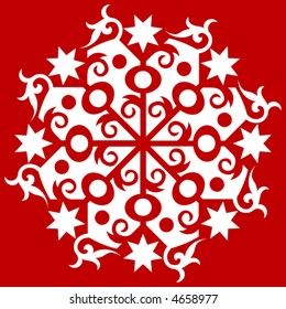 abstrakter Weihnachtsstern