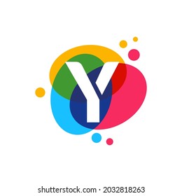 Abstract y Initial logo designs, Colorful y initial logo designs vector.