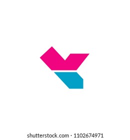 Abstract Y letter icon logotype icon sign symbol illustration.creative flat modern retro design.isolated on white background.vector
