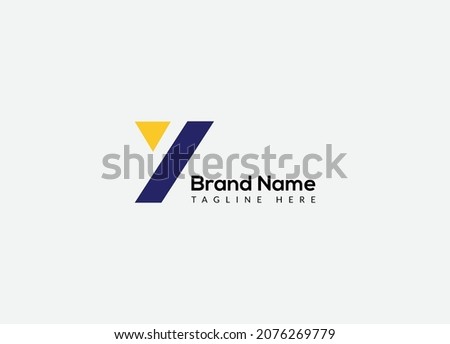 Abstract Y letter modern initial logo design Stock fotó © 