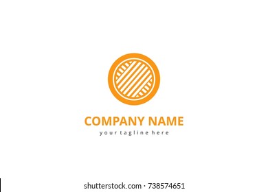 Abstract Yarn logo concept