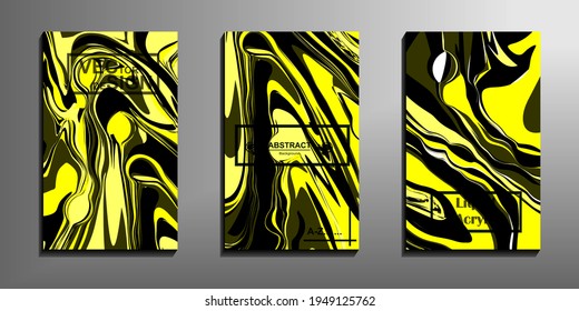 Abstract yello black marble background vector illustration eps 10 