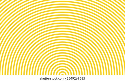 abstract yellow arc line pattern background.