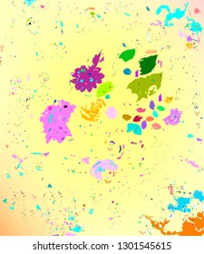 Abstract yellow background 