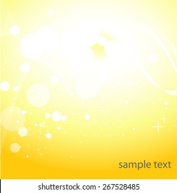 Abstract yellow background