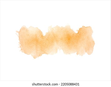 vector de pincel de fondo amarillo abstracto