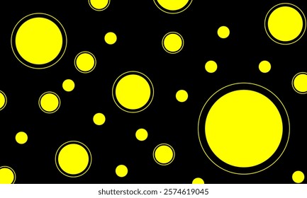 abstract yellow background with Circle