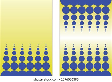 abstract Yellow background with circles