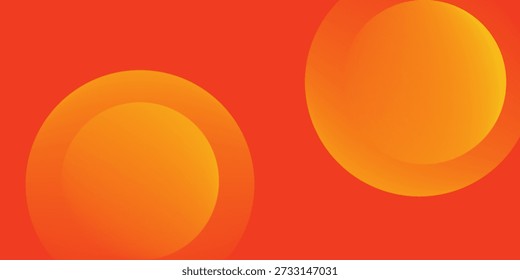 Fondo amarillo abstracto con Formas circulares y composición de semitonos EPS 10