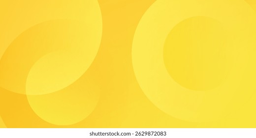 abstract yellow background with circular swirl patterns and soft gradients. modern trendy design in Vector Illustration