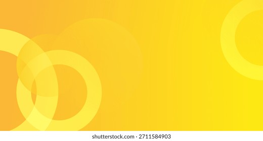 Fondo amarillo abstracto con patrones circulares de remolino y Gradientes suaves. Adecuado para temas alegres, diseños de verano y visuales de marketing creativo. eps10