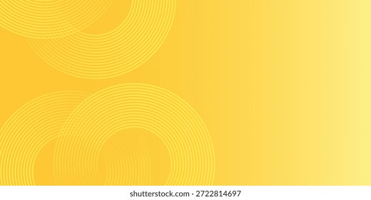 plano de fundo amarelo abstrato com padrões de espiral circular e gradientes suaves. Adequado para temas alegres, designs de verão e visuais de marketing criativo.