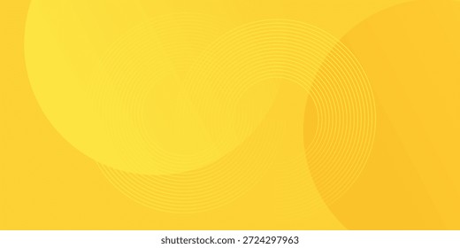 Fondo amarillo abstracto con patrones circulares de remolino y Gradientes suaves. Adecuado para temas alegres, diseños de verano y gráficos de marketing creativos.