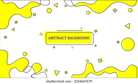 abstract yellow background with curve