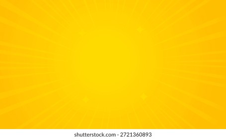 Abstrakter gelber Hintergrund mit gekrümmten Linien, geeignet für Webdesign, Social-Media-Grafiken, Posterdesign und lebendige Hintergründe