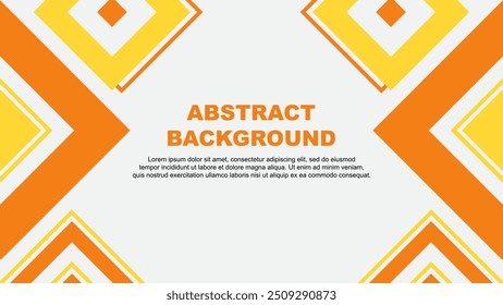 Abstract Yellow Background Design Template. Abstract Banner Wallpaper Vector Illustration. Yellow Independence Day