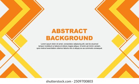 Abstract Yellow Background Design Template. Abstract Banner Wallpaper Vector Illustration. Yellow Banner
