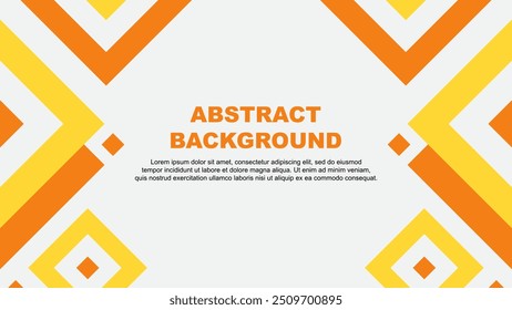 Abstract Yellow Background Design Template. Abstract Banner Wallpaper Vector Illustration. Yellow Template