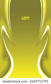 Ilustração de vetor de design de fundo amarelo abstrato