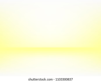 Abstract yellow abstract background. Empty room with spotlight effect. Vector EPS10 Graphic art design