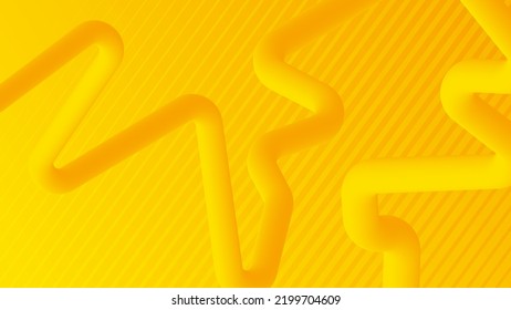 Abstract yellow background with fluid shapes modern concept.minimal poster. background for banner, web, cover, billboard, brochure, social media, landing page.