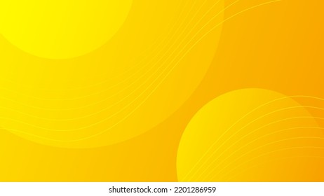 Abstract yellow background with fluid shapes modern concept.minimal poster. background for banner, web, cover, billboard, brochure, social media, landing page.