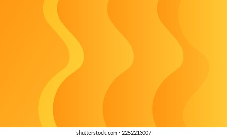 Abstract yellow background with fluid shapes modern concept.minimal poster. background for banner, web, cover, billboard, brochure, social media, landing page.