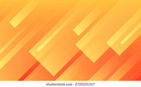 Fundo amarelo abstrato com formas de blocos geométricos e efeito de profundidade.