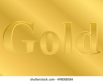 abstract yellow background, gold background for presentations, inscription gold