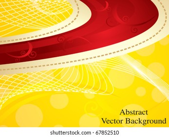 abstract yellow background illustration