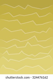 abstract yellow background with many horizontal cracks