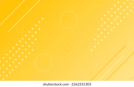 fondo amarillo abstracto con moderna presentación de concepto de tecnología corporativa o diseño de banner , web, página, tarjeta, fondo. Ilustración vectorial con elementos de textura de franjas de línea.