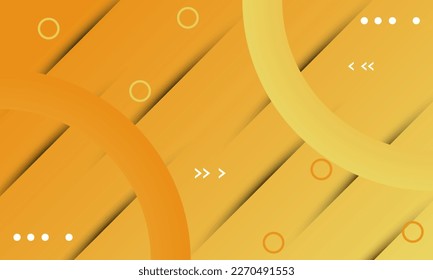 abstract yellow background  with modern corporate technology concept presentation or banner design , web, page, card, background. Vector illustration with line stripes texture elements.