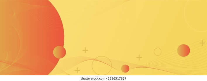 Abstract yellow background with pattern motif